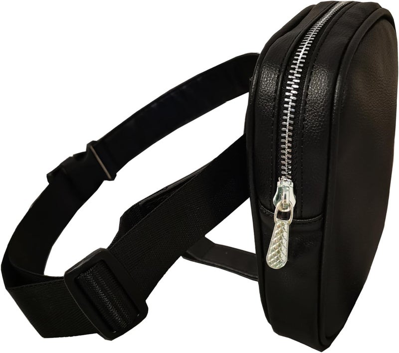 Larswon Plus Size Leg Harness Bag for Women - Synthetic Leather Thigh Pouch Hip Fanny Pack - Image 3